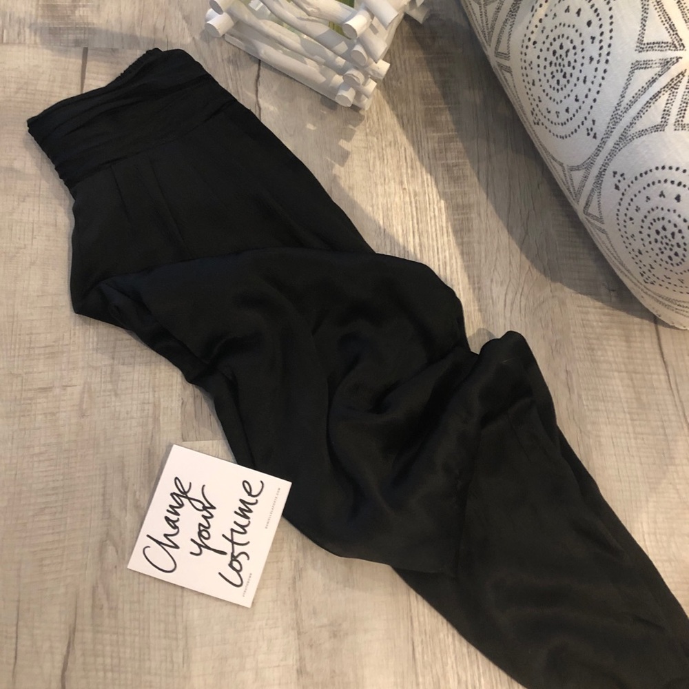 CLUB MONACO high waisted cig. leg evening pant